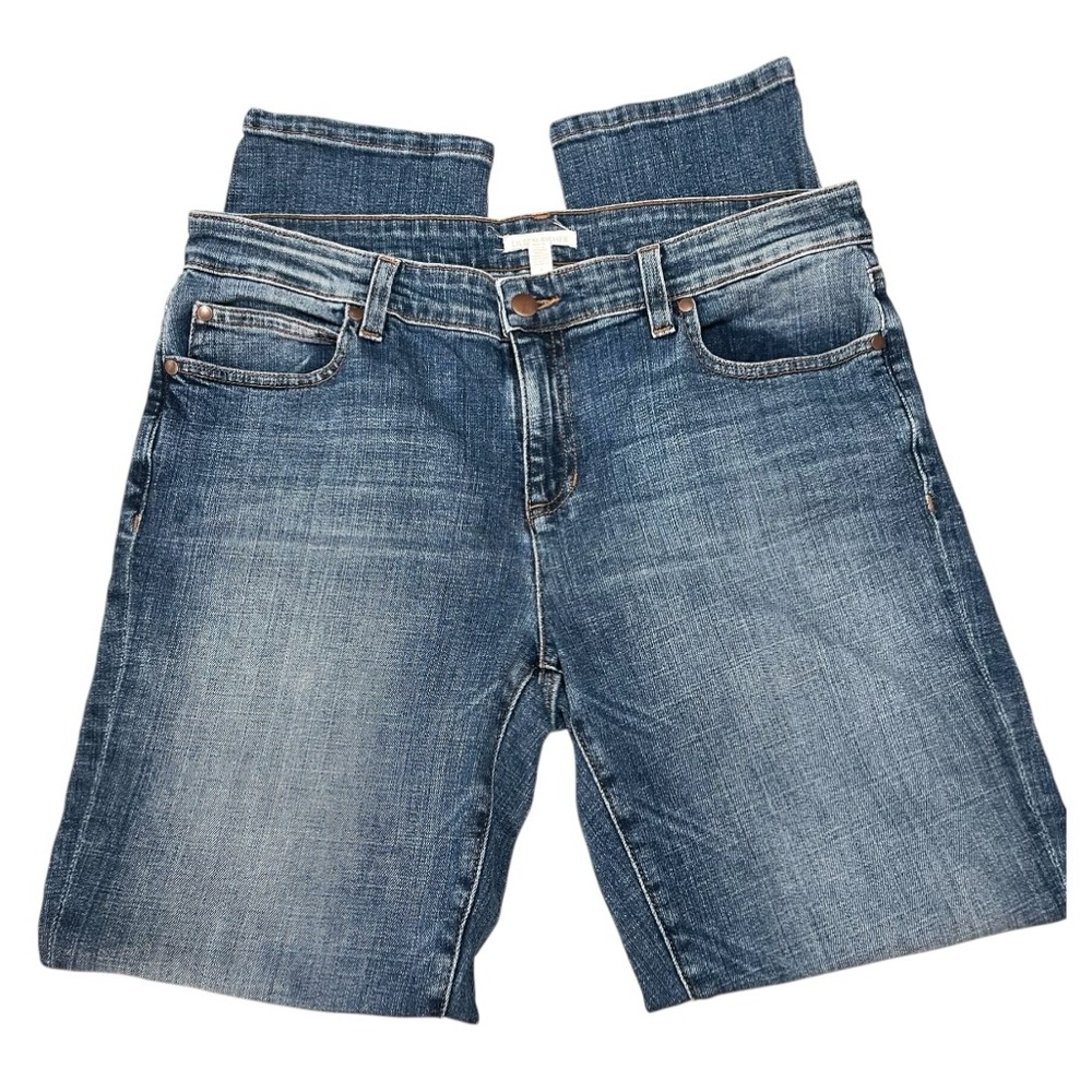 Eileen Fisher Organic Cotton Straight Leg Casual Denim Jeans Women’s 8 - Picture 9 of 13